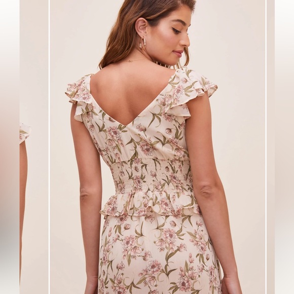 NWT Astr the label Luna Floral maxi dress - Picture 8 of 12